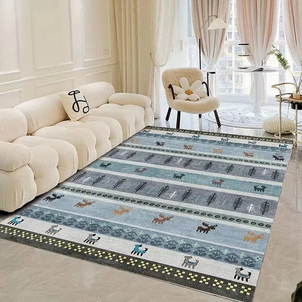 Tapis Berbère Bleu <br> Le Berbère Bleu