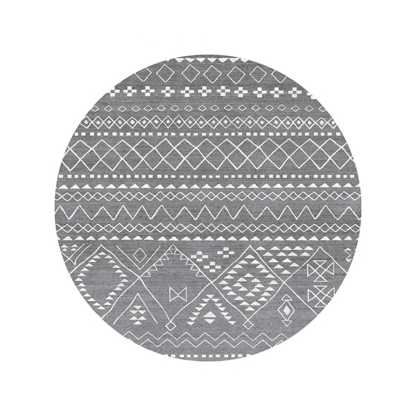 Tapis Rond Berbere