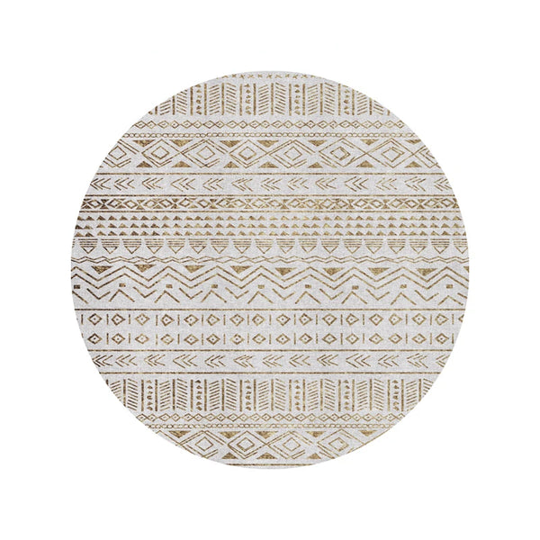 Tapis Rond Berbere