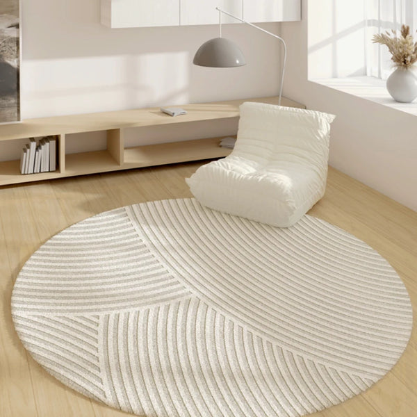 Tapis Rond Motif