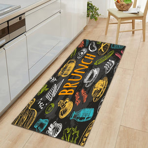 SAJDA TAPIS Tapis | Cuisine Motif Petit Dejeuner