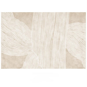 SAJDA TAPIS Tapis de salon | Beige Blanc