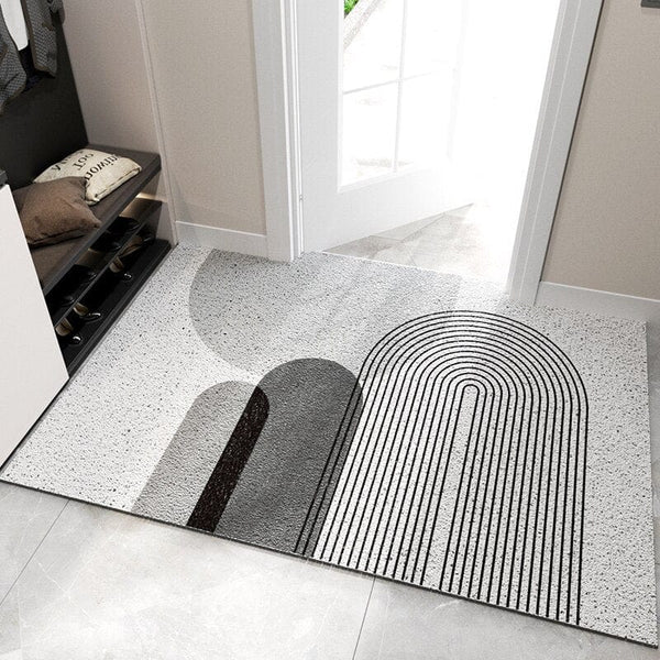 SAJDA TAPIS Tapis Entree | Noir et Blanc